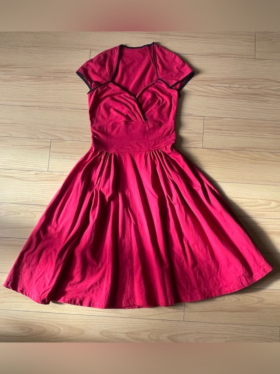 Pinup Couture Dresses & Skirts - Pinup Couture Red 50s Style Fit & Flare Sweetheart Dress